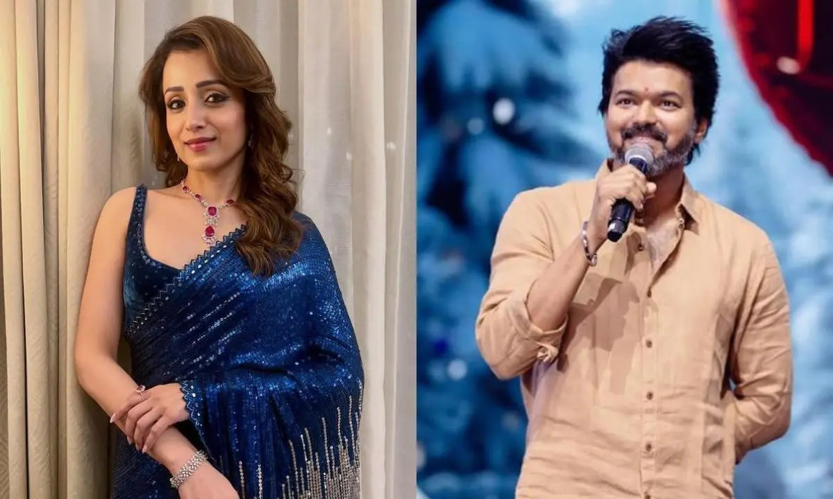 Trisha Krishnan dating with vijay